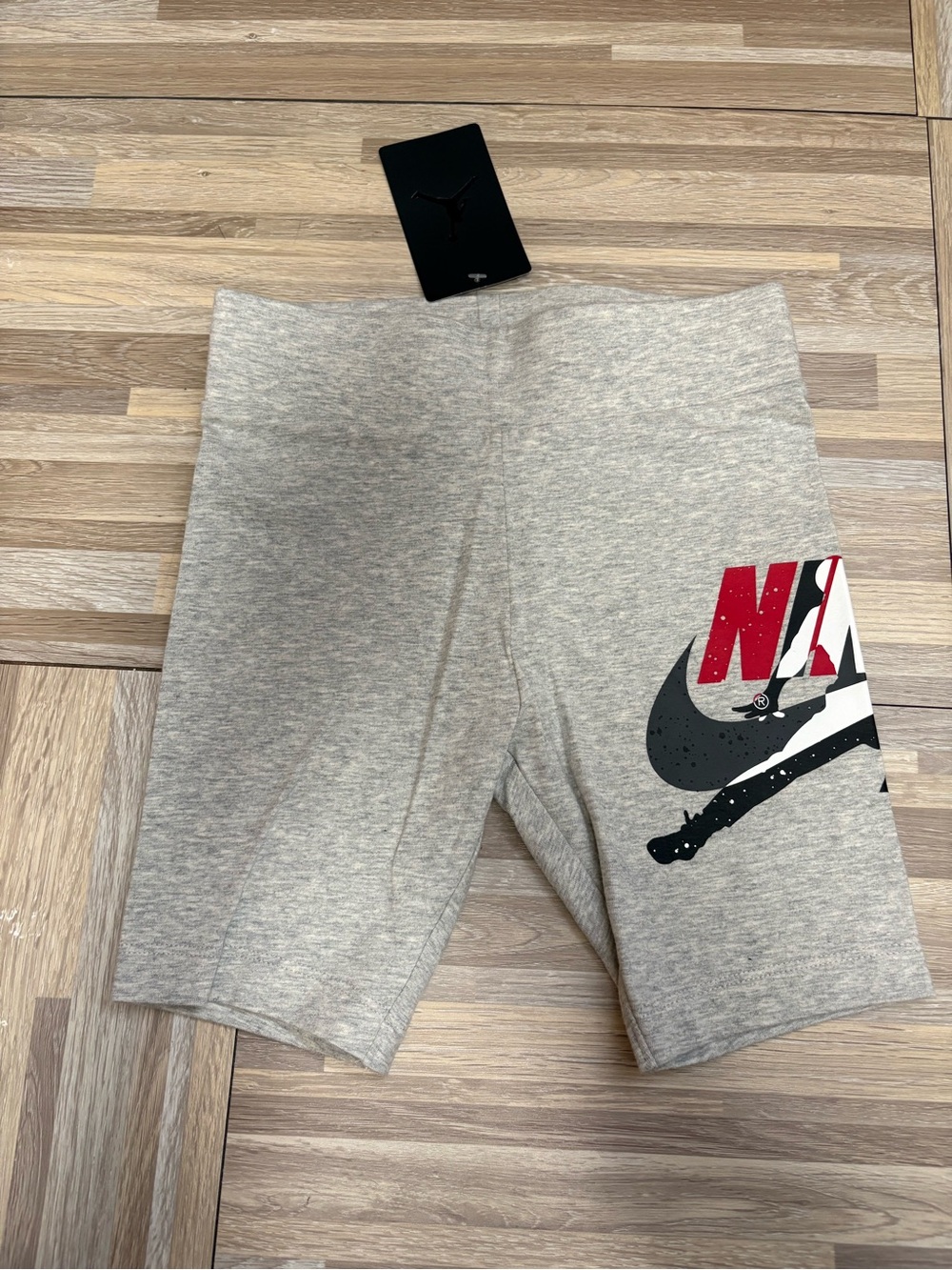 Jordan Grey Heather Biker shorts